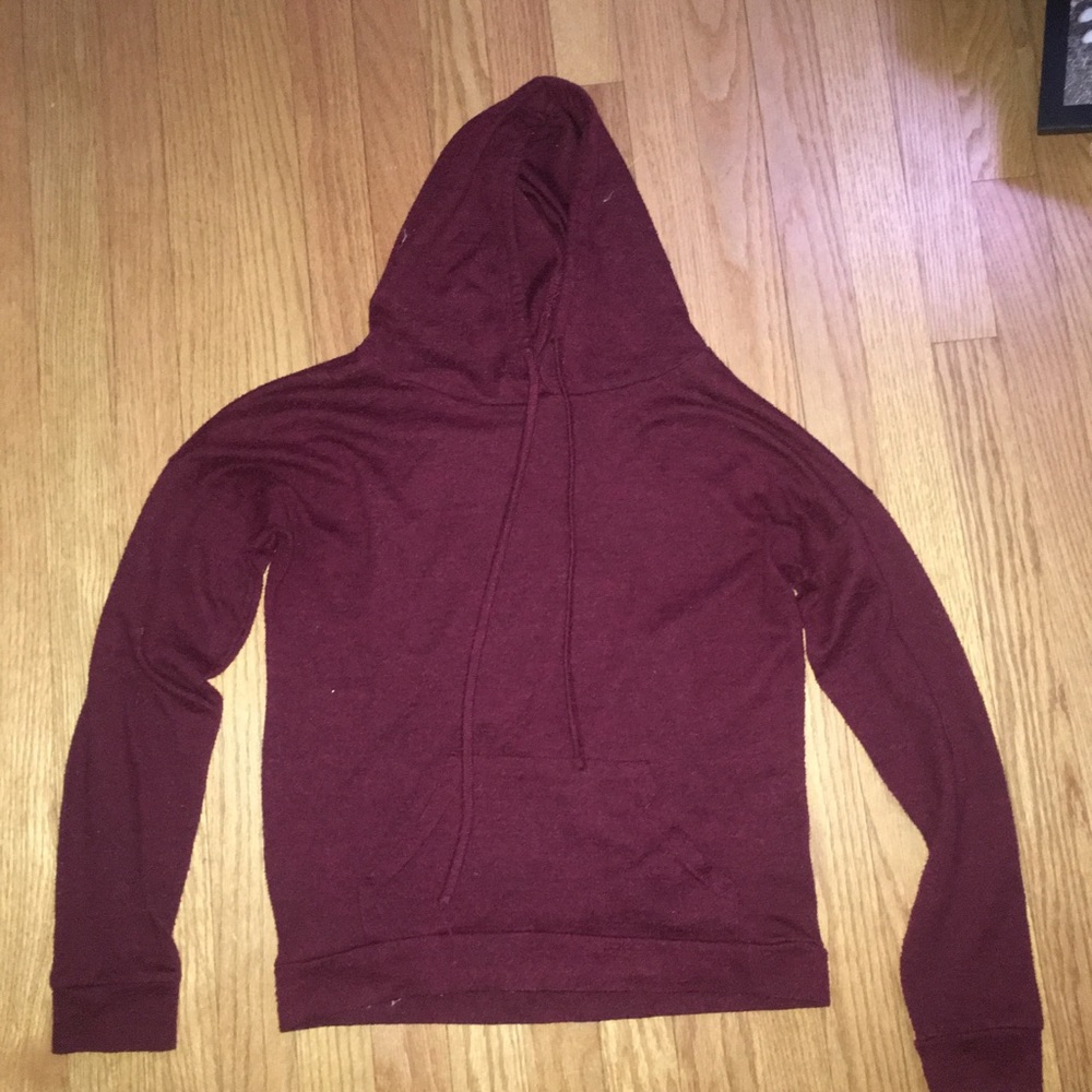 Long sleeve shirt with hood